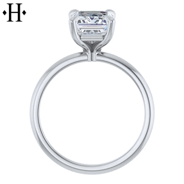 2.10ctw Emerald Cut Lab Grown Diamond Ring