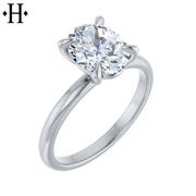 2.06ct Oval Cut Lab Grown Diamond Ring