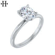 0.94ct Oval Cut Lab Grown Diamond Ring