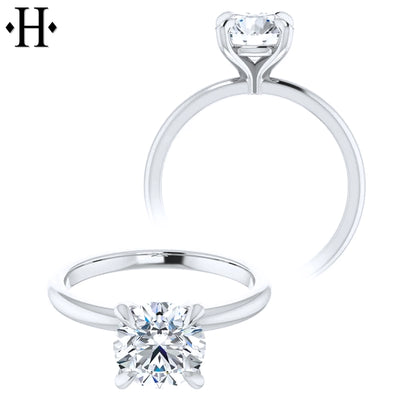 1.50ct Round Cut Lab Grown Diamond Ring