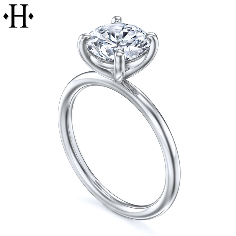 1.50ctr-2.00ctr Round Cut Natural Diamond Ring Tailor Made