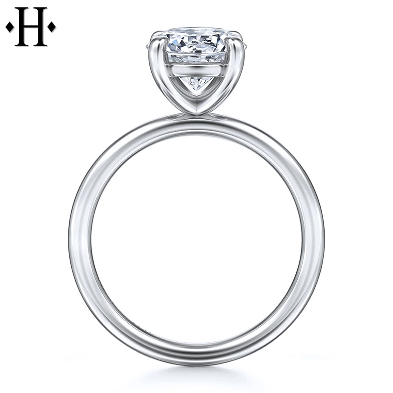 1.00ctr-2.00ctr Round Cut Lab Grown Diamond Ring Tailor Made