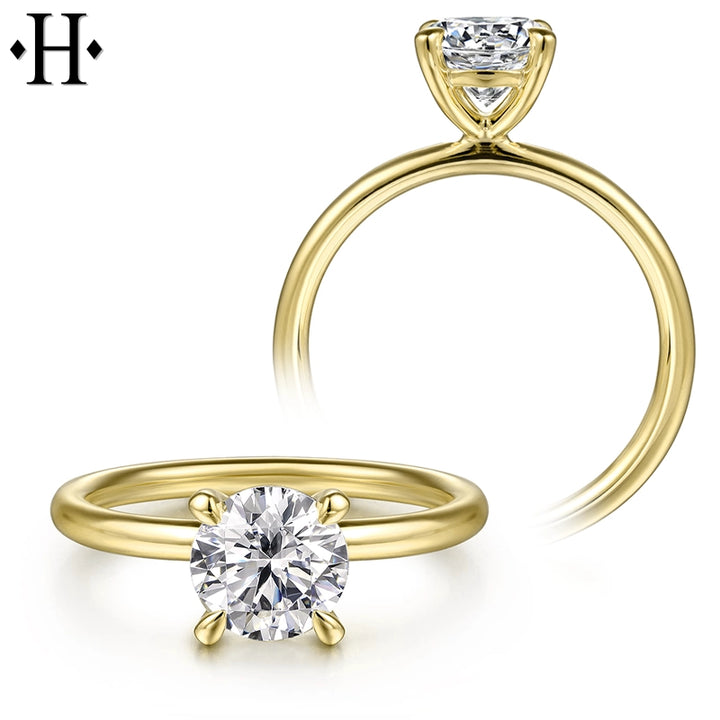 1.00ctw Round Cut Lab Grown Diamond Ring