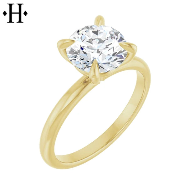 2.00ct Round Cut Lab Grown Diamond Ring