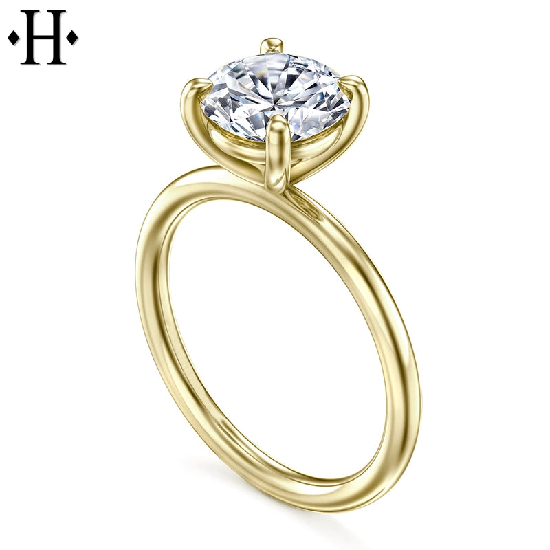 1.00ctr-2.00ctr Round Cut Lab Grown Diamond Ring Tailor Made