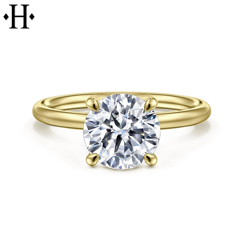 1.00ctr-2.00ctr Round Cut Lab Grown Diamond Ring Tailor Made