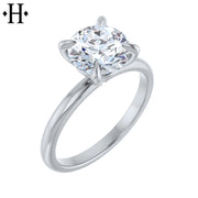 1.00ctr-3.00ctr Round Cut Moissanite Ring