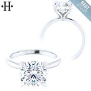 2.07ct Round Cut Lab Grown Diamond Ring