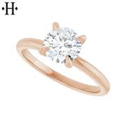 1.00ct Round Cut Lab Grown Diamond Ring