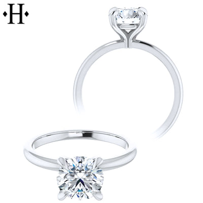 1.50ct Round Cut Lab Grown Diamond Ring