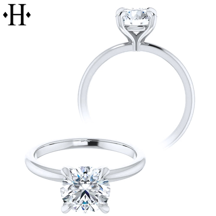 1.50ct Round Cut Lab Grown Diamond Ring