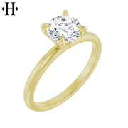 1.00ct Round Cut Lab Grown Diamond Ring