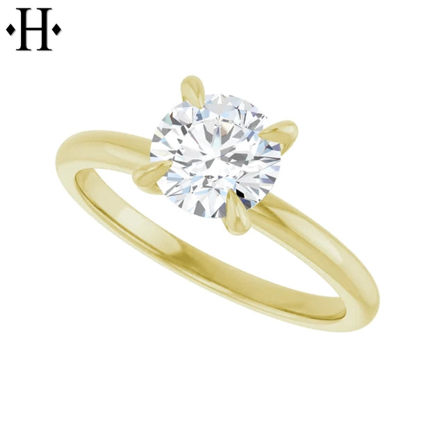 1.00ct Round Cut Lab Grown Diamond Ring