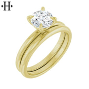 1.00ct Round Cut Lab Grown Diamond Ring