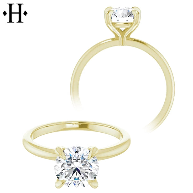 1.50ct Round Cut Lab Grown Diamond Ring