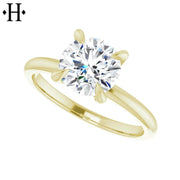 1.50ct Round Cut Lab Grown Diamond Ring