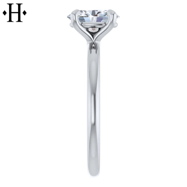 0.94ctw Oval Cut Lab Grown Diamond Ring