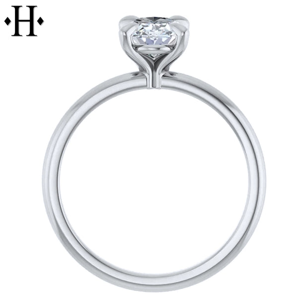 0.94ctw Oval Cut Lab Grown Diamond Ring