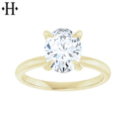 1.50ctw Oval Cut Lab Grown Diamond Ring