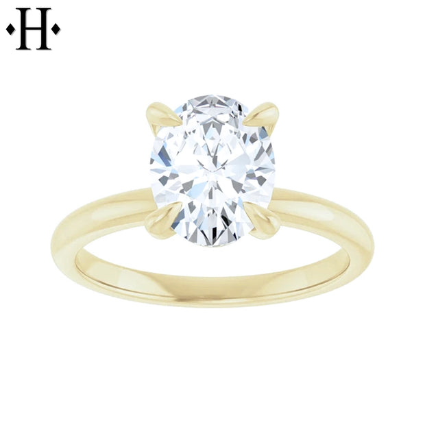1.50ctw Oval Cut Lab Grown Diamond Ring