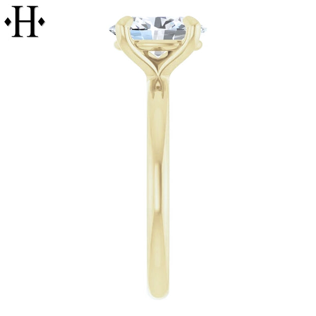 1.50ctw Oval Cut Lab Grown Diamond Ring