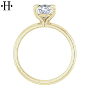 1.50ctw Oval Cut Lab Grown Diamond Ring