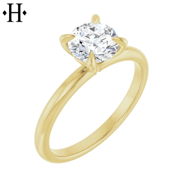 1.00ct Round Cut Lab Grown Diamond Ring