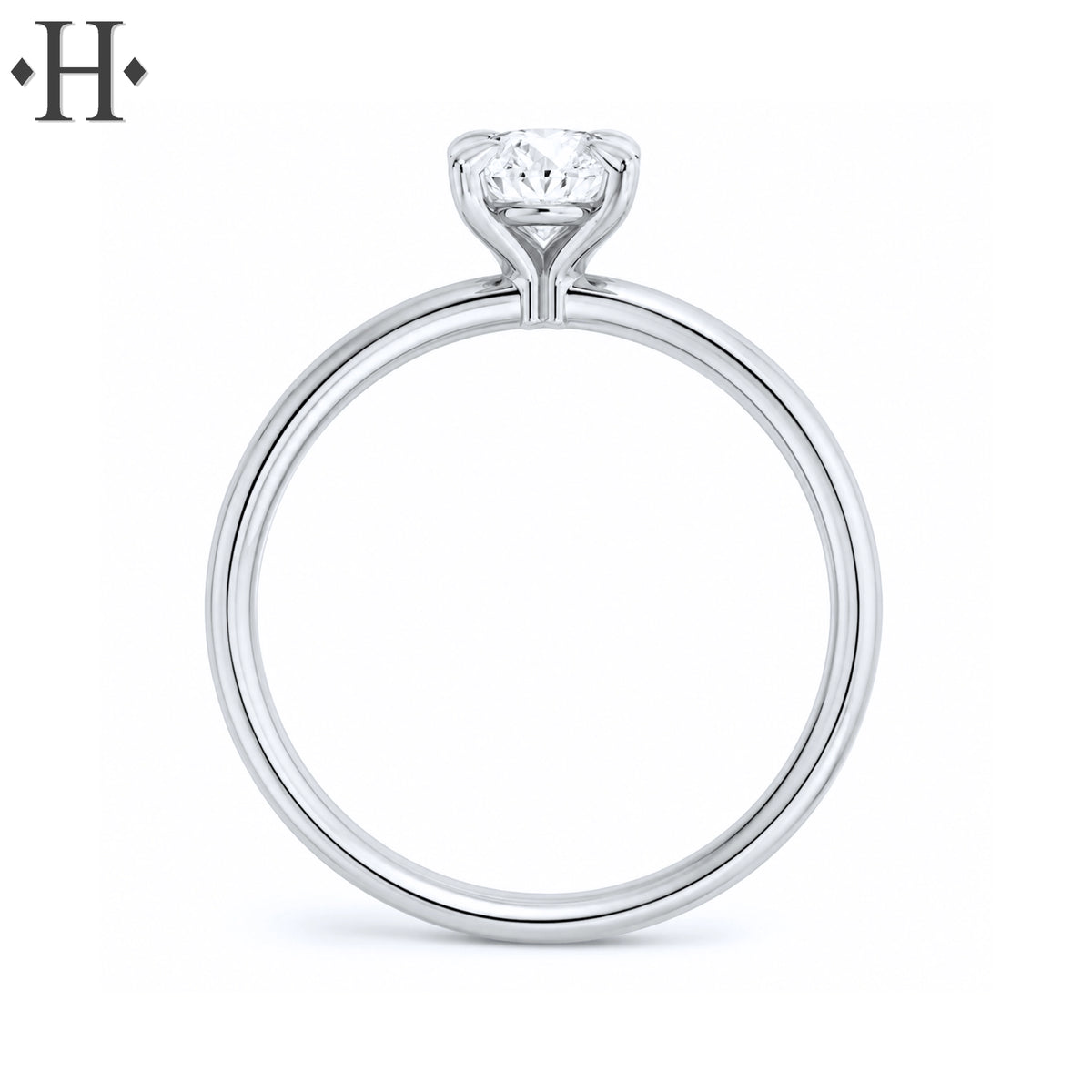 0.94ctw Oval Cut Lab Grown Diamond Ring