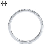 0.25cts French Pavé Lab Grown Diamond Ring 2.0mm