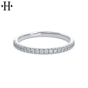 0.25cts French Pavé Lab Grown Diamond Ring 2.0mm