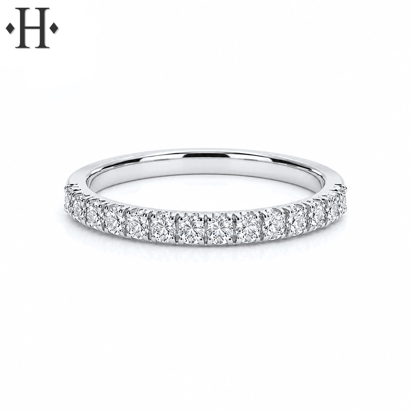 0.25ctw Lab Grown Diamond French Cut Pavé Ring 2.0mm