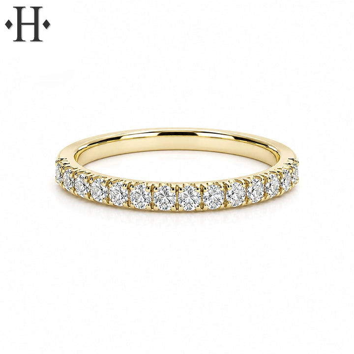 0.25ctw Lab Grown Diamond French Cut Pavé Ring 2.0mm