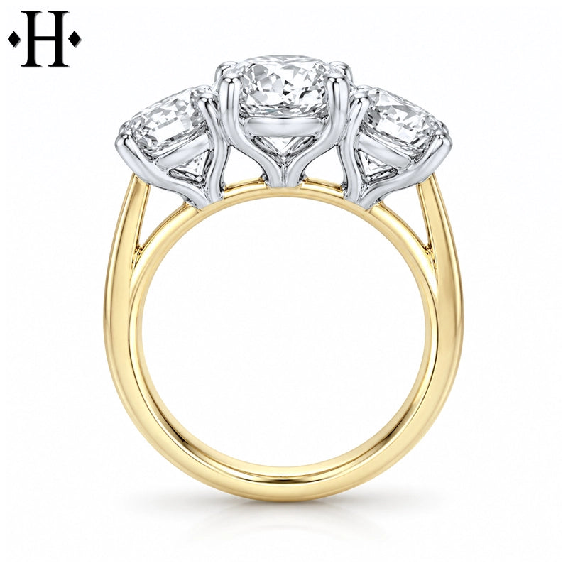 3.00ctw Round Cut Lab Grown Diamond Ring