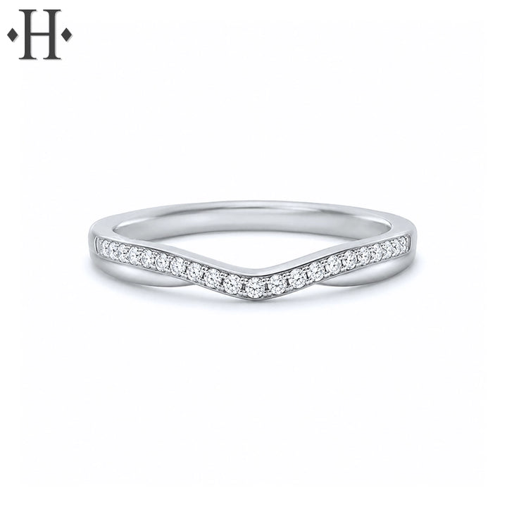0.10ctw Natural Diamond Ring 2.6mm