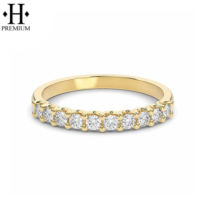 0.30ctw Premium Natural Diamond French U-Pavé Ring 2.0mm