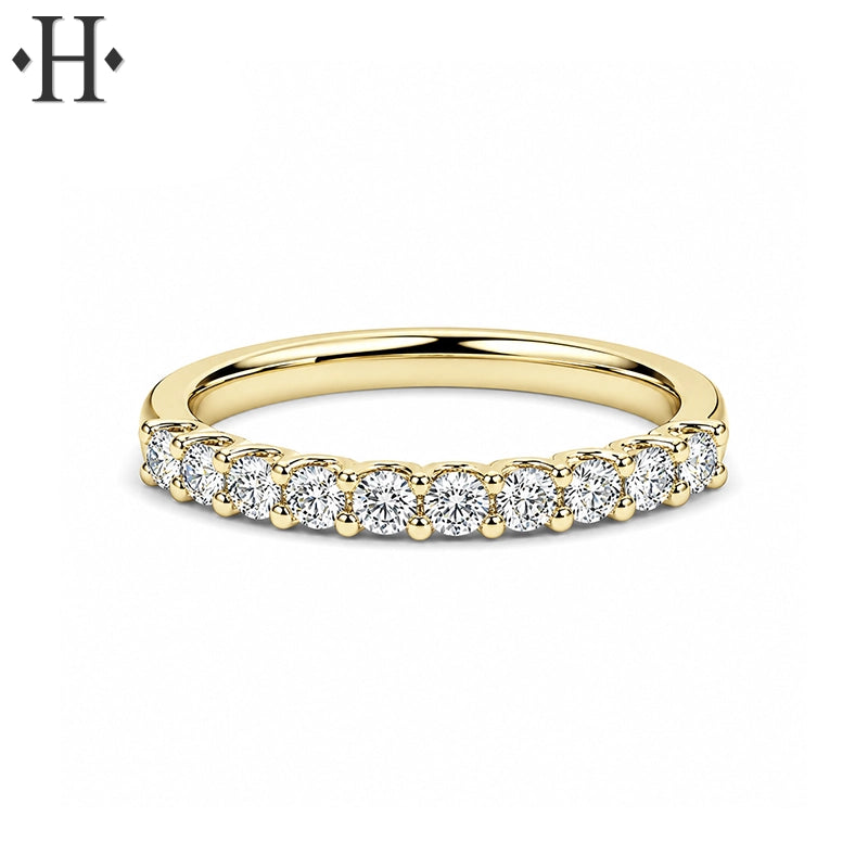 0.30ctw Lab Grown Diamond French U-Pavé Ring 2.0mm