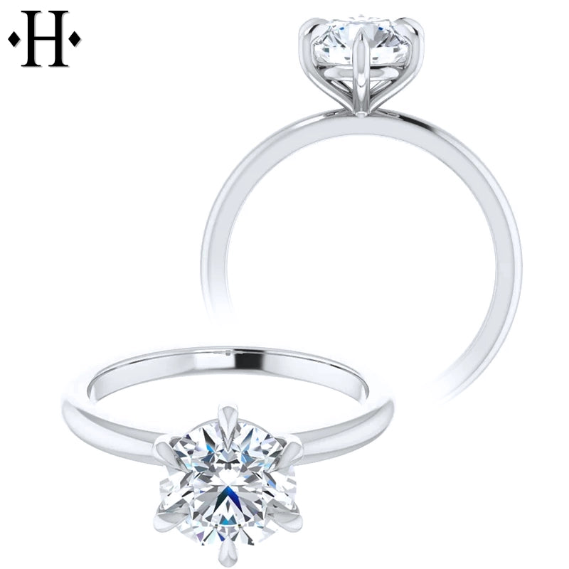 1.50ctw Round Cut Lab Grown Diamond Ring