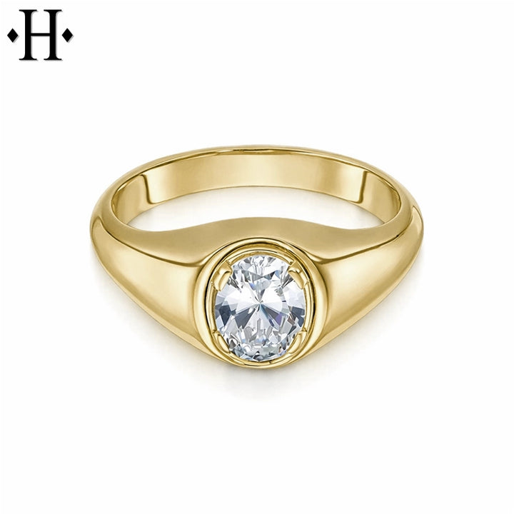 1.00ct Lab Grown Oval Cut Diamond Ring