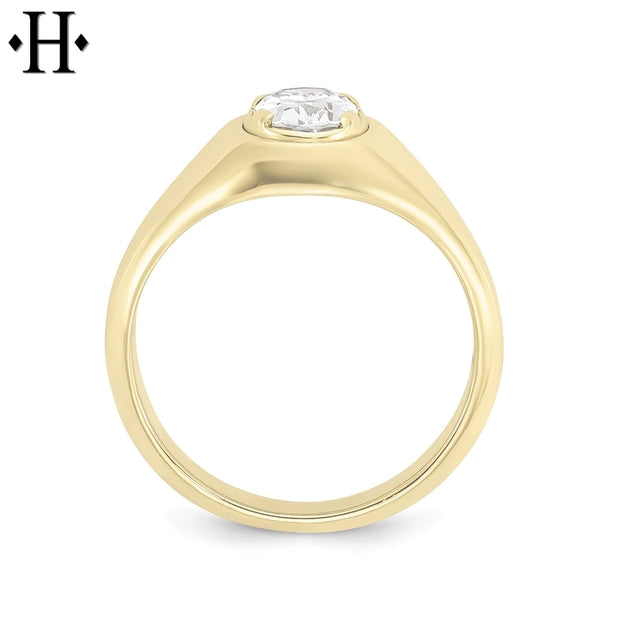 1.00ct Lab Grown Oval Cut Diamond Ring