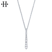 0.40cts Drop Lab Grown Diamond Necklace