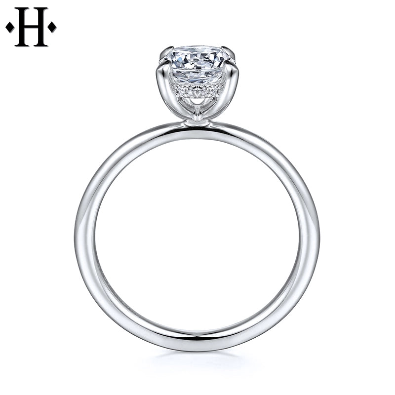1.05ctw Round Cut Lab Grown Diamond Ring