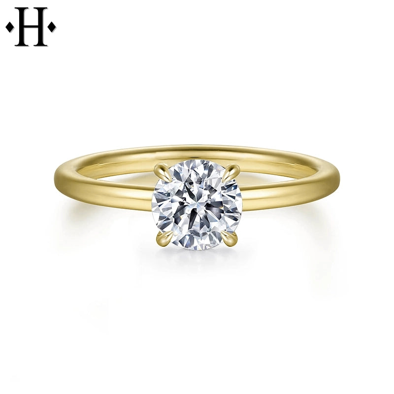 1.05ctw Round Cut Lab Grown Diamond Ring