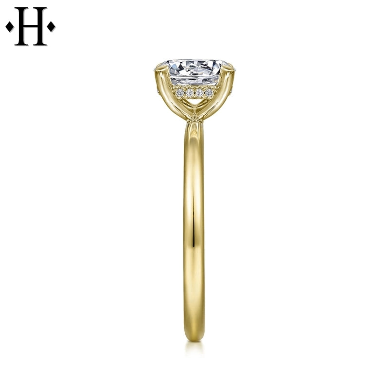 1.05ctw Round Cut Lab Grown Diamond Ring