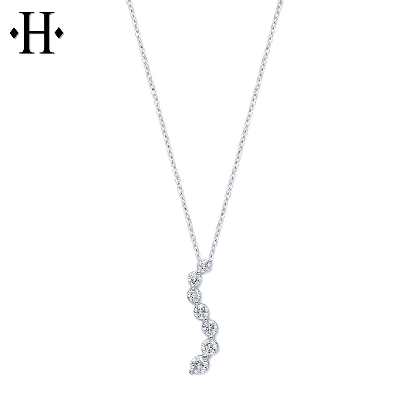 0.25ctw Lab Grown Diamond Journey Necklace