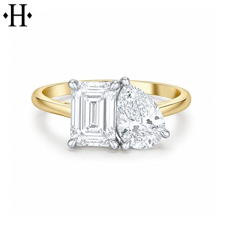 2.50ctw Toi et Moi Lab Grown Diamond Ring