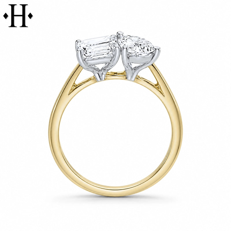 2.50ctw Toi et Moi Lab Grown Diamond Ring