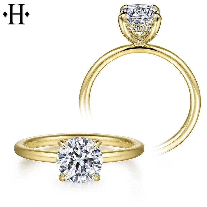 1.55ctw Round Cut Lab Grown Diamond Ring