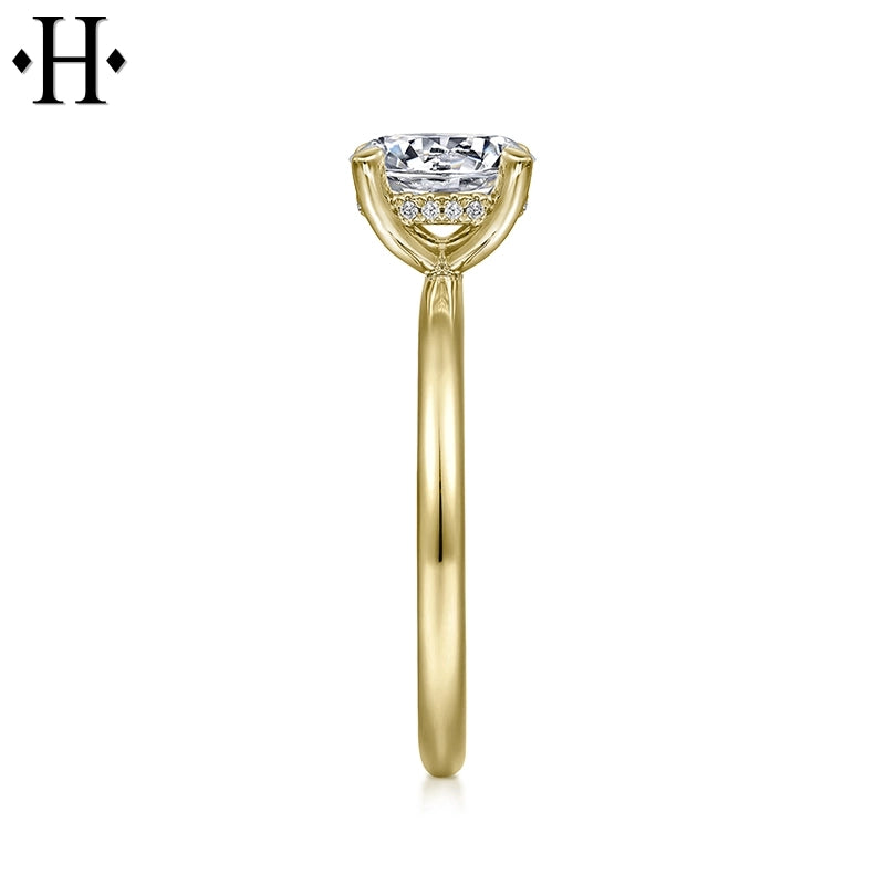 1.55ctw Round Cut Lab Grown Diamond Ring