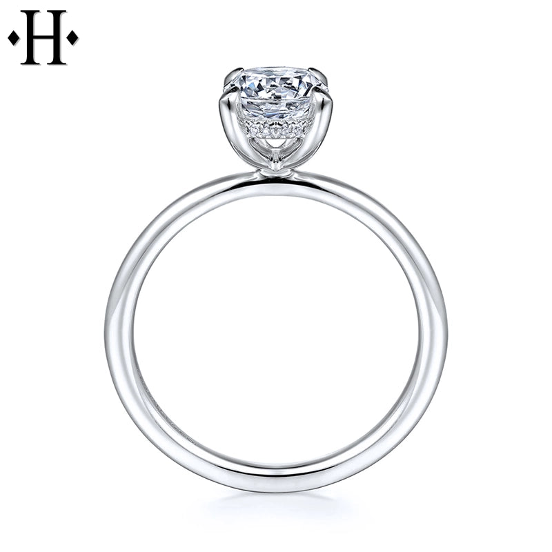 1.05ctw Oval Cut Lab Grown Diamond Ring