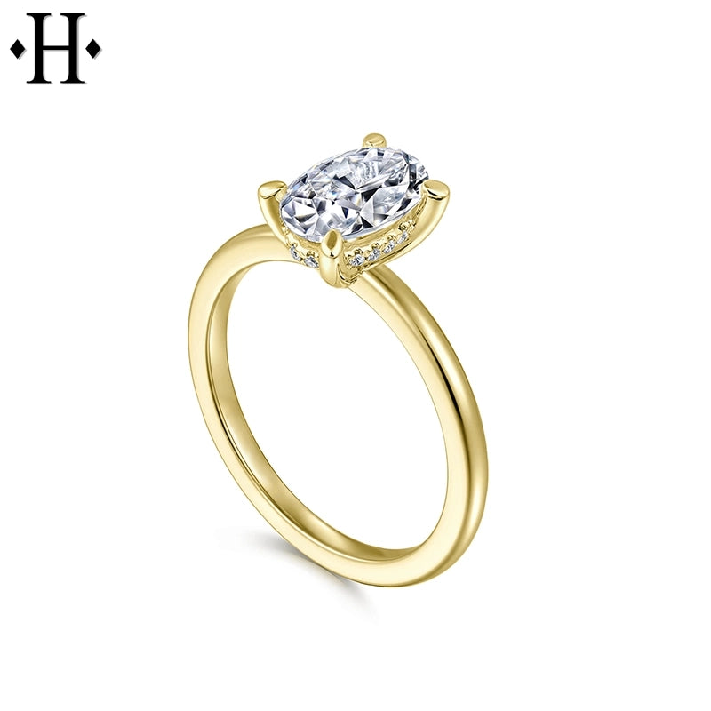1.05ctw Oval Cut Lab Grown Diamond Ring